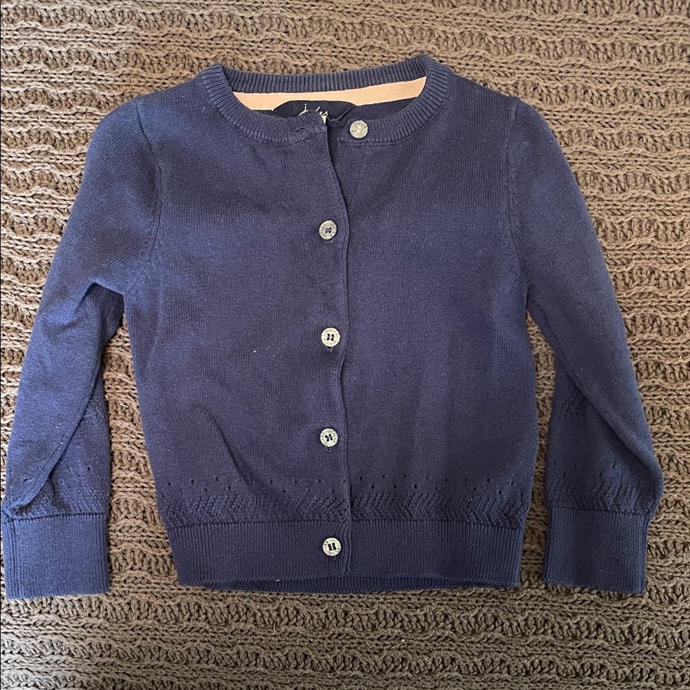 Girls Joules Navy Cardigan